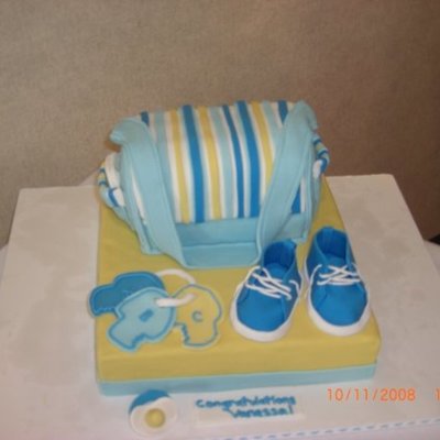 Diaper Bag Cake