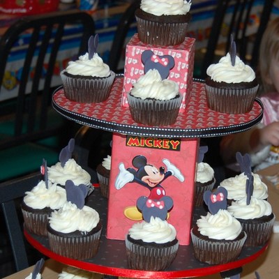 Mickey & Minnie Mouse Cupcake Tower