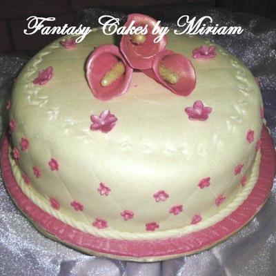 Fondant With Callallilies