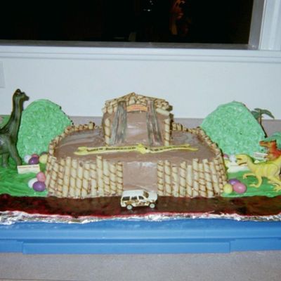 Jurassic Park Compound Birthday Cake