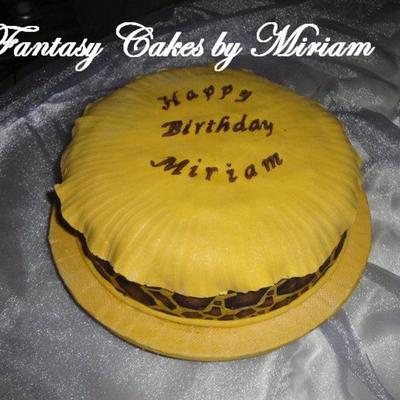 Fondant Jiraffe Decoration