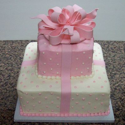 Pink Package Cake