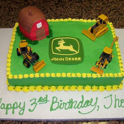 John Deere Birthday Cake