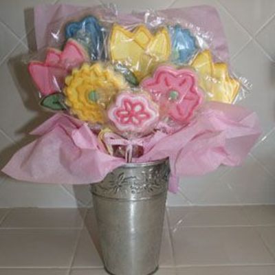 Mixed Spring Flower Cookies