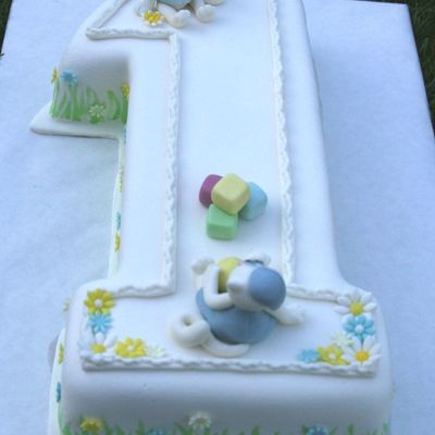 1 Year Birthday Cake