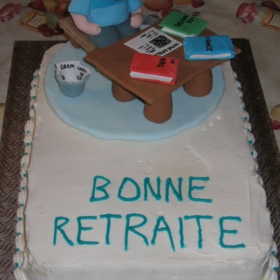 A Retirement Cake For My Dad!