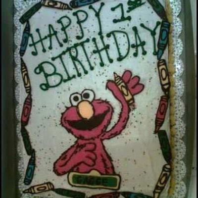 Elmo Birthday Cake