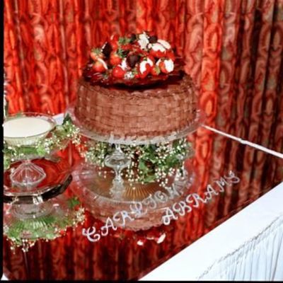 Grooms Cake With Candy Bowl
