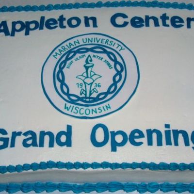 Sheet Cake With Logo