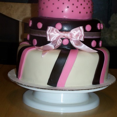 Pink Brown And Ivory