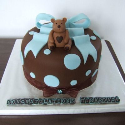 Teddy Bear Baby Shower Cake
