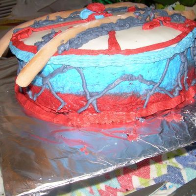 Drum Cake Side View