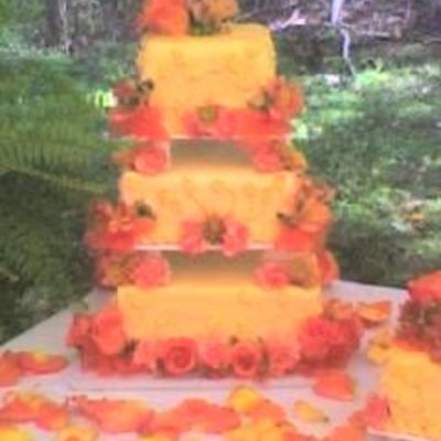 3 Tier Square Wedding