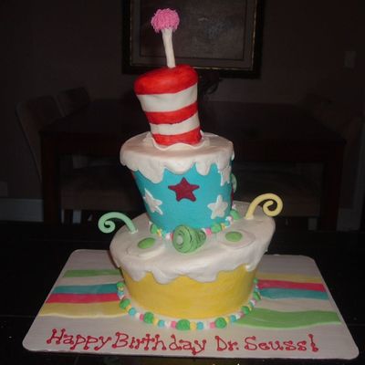Dr. Seuss Birthday Cake