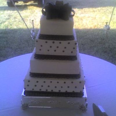 4-Tier Square Fall Wedding