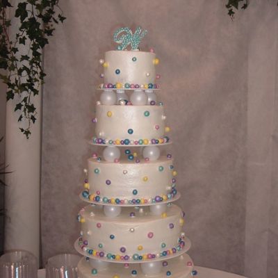 6-Tier Wedding Cake