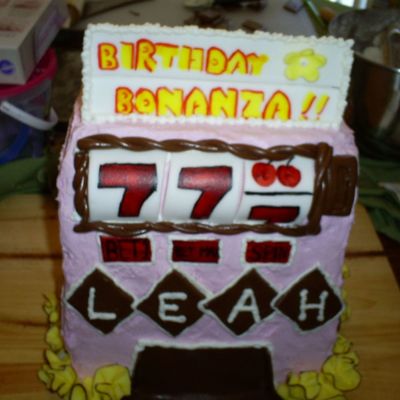 Slot Machine Birthday Cake - 2Nd View