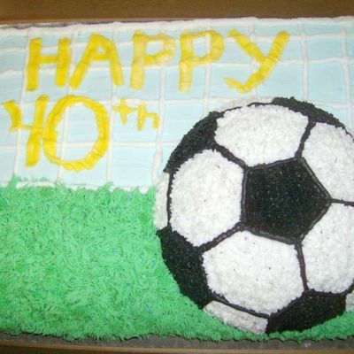 Soccer Goal Cake