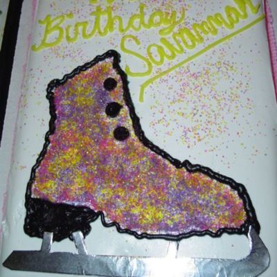 Ice Skate Cake