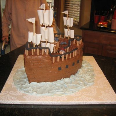 Pirate Ship Cake