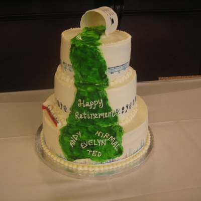 Retirement Cake For My Scientist Friends