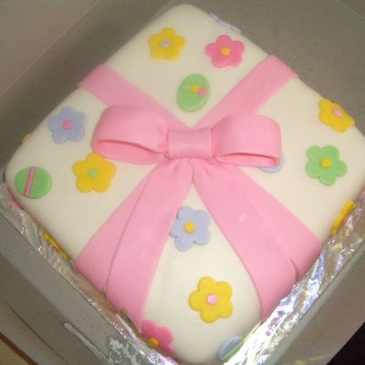 My First Easter Fondant Cake