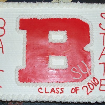 Ball State Graduation Cake