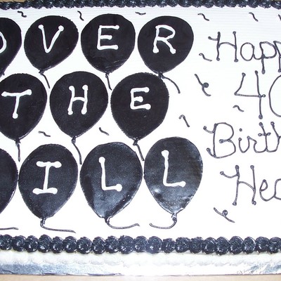 Oth Balloon Birthday Cake