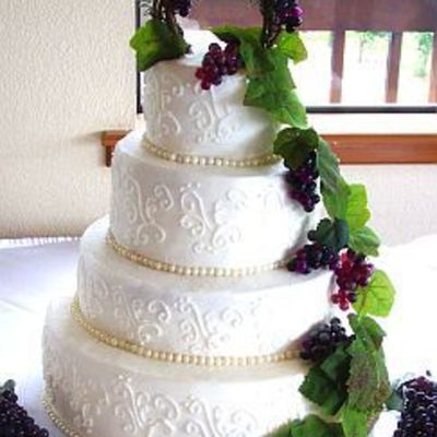 Vineyard Wedding Cake