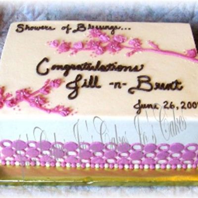 Pink And Brown Bridal Shower