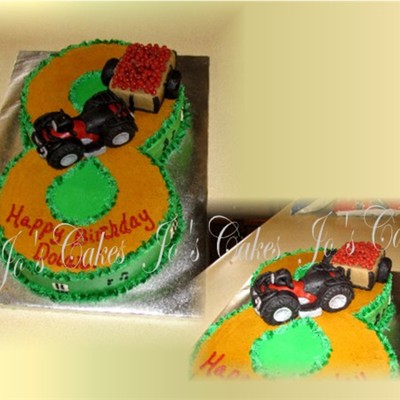4 Wheeler Cake For 8 Year Old