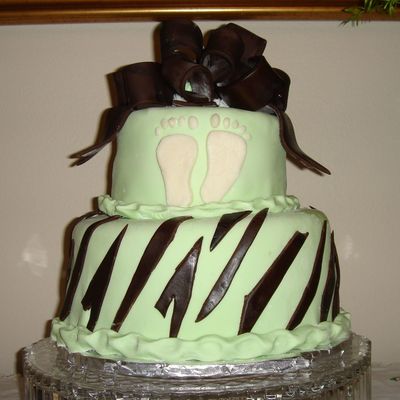 Silk Safarri Baby Shower Cake