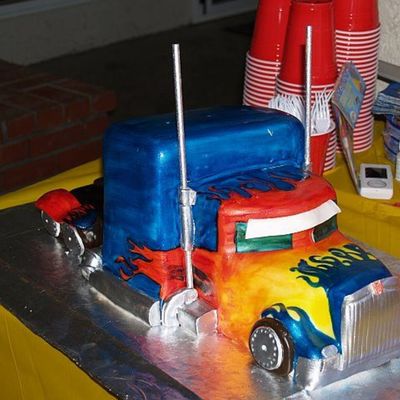 Optimus Prime Cake