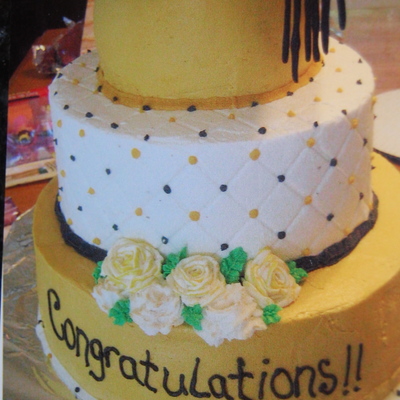 Black And Gold Graduation