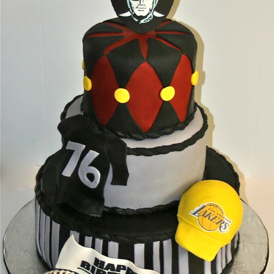 Sports Fan Birthday Cake