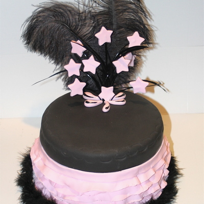 Burlesque Style Birthday Cake