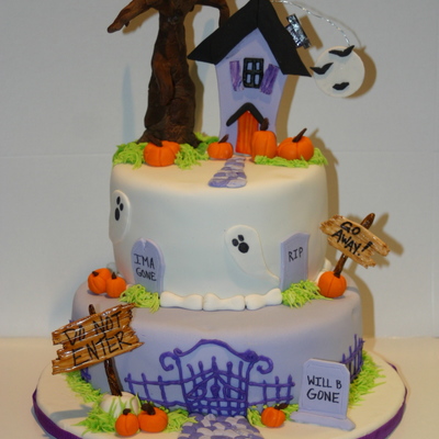 Halloween Cake Ordered By A Customer