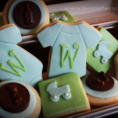 Baby Boy Cookies