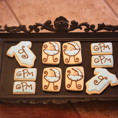 Baby Boy Cookies