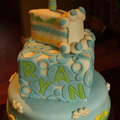 Baby Boy Cake