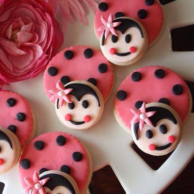 3D Ladybug Cookies