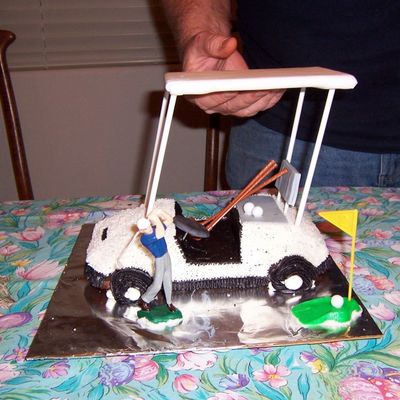 Golf Cart Cake For My Dad