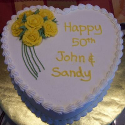 50Th Anniversary Cake