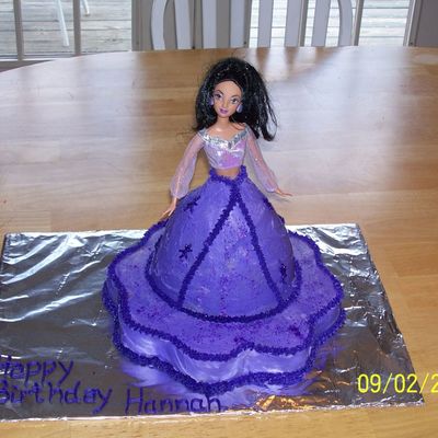 Jasmine Barbie Birthday Cake
