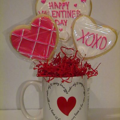 Valentine Cookie Bouquet -2