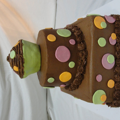 1St Birthday Cupcake & Polka Dots