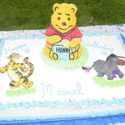 Pooh Cake Ready!!!