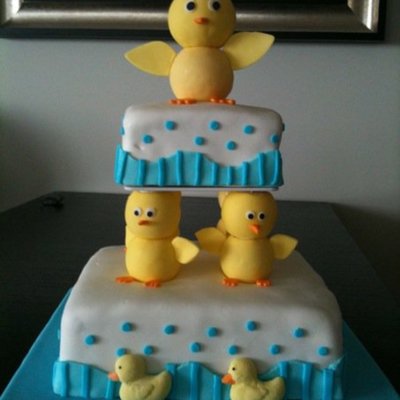Aurore's Baby Shower Cake