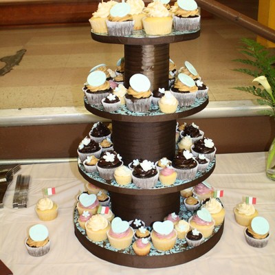 Engagement Cupcake Tower