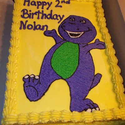 Barney Cake